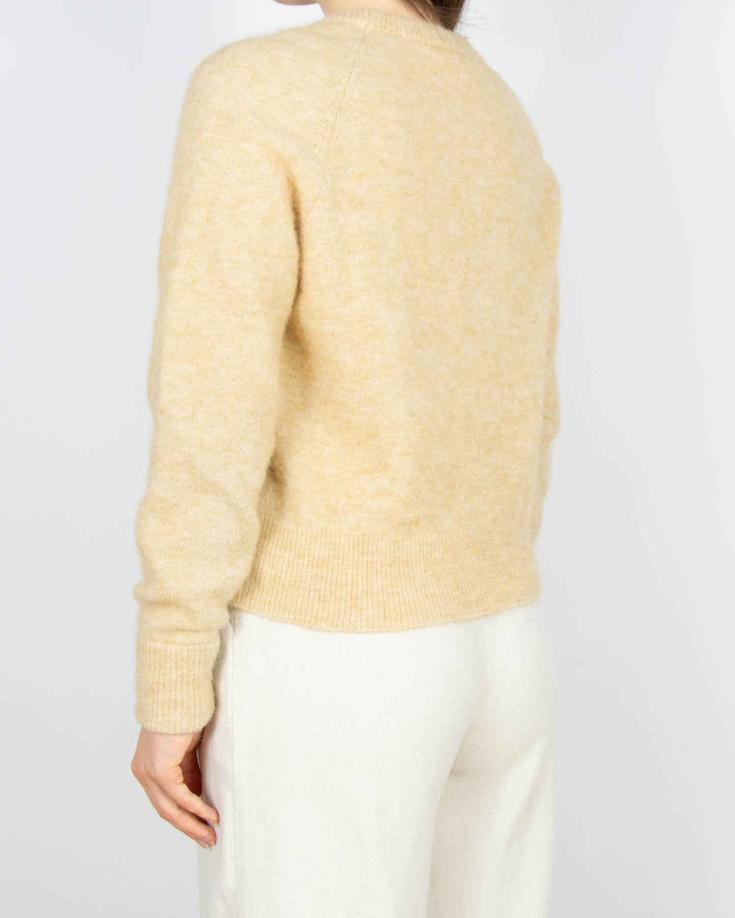 Beżowy (alpaka + merino) sweter Samsoe Samsoe - XS