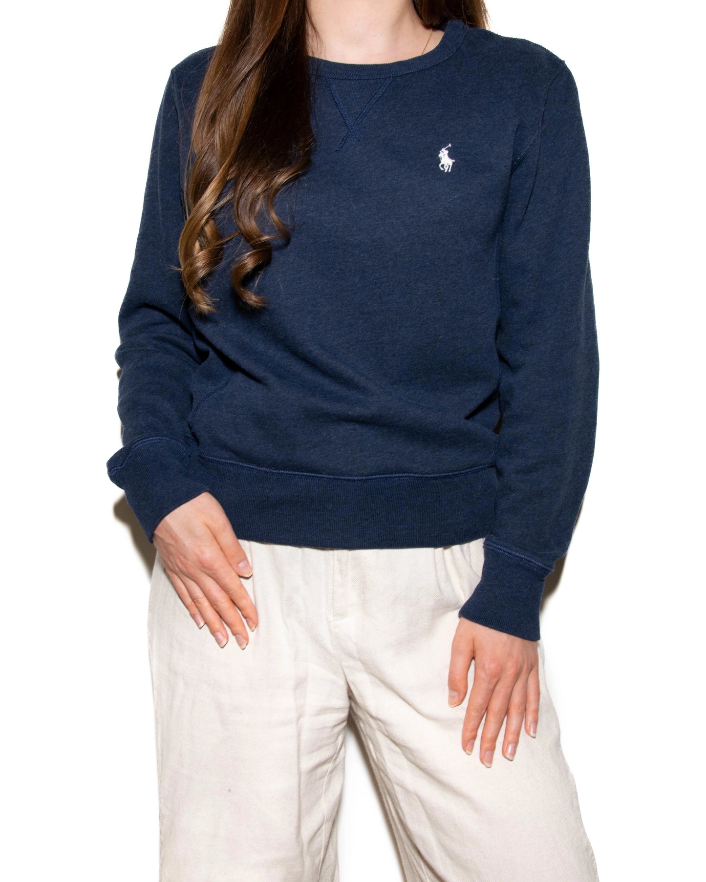 Granatowa bawełniana bluza Ralph Lauren - S