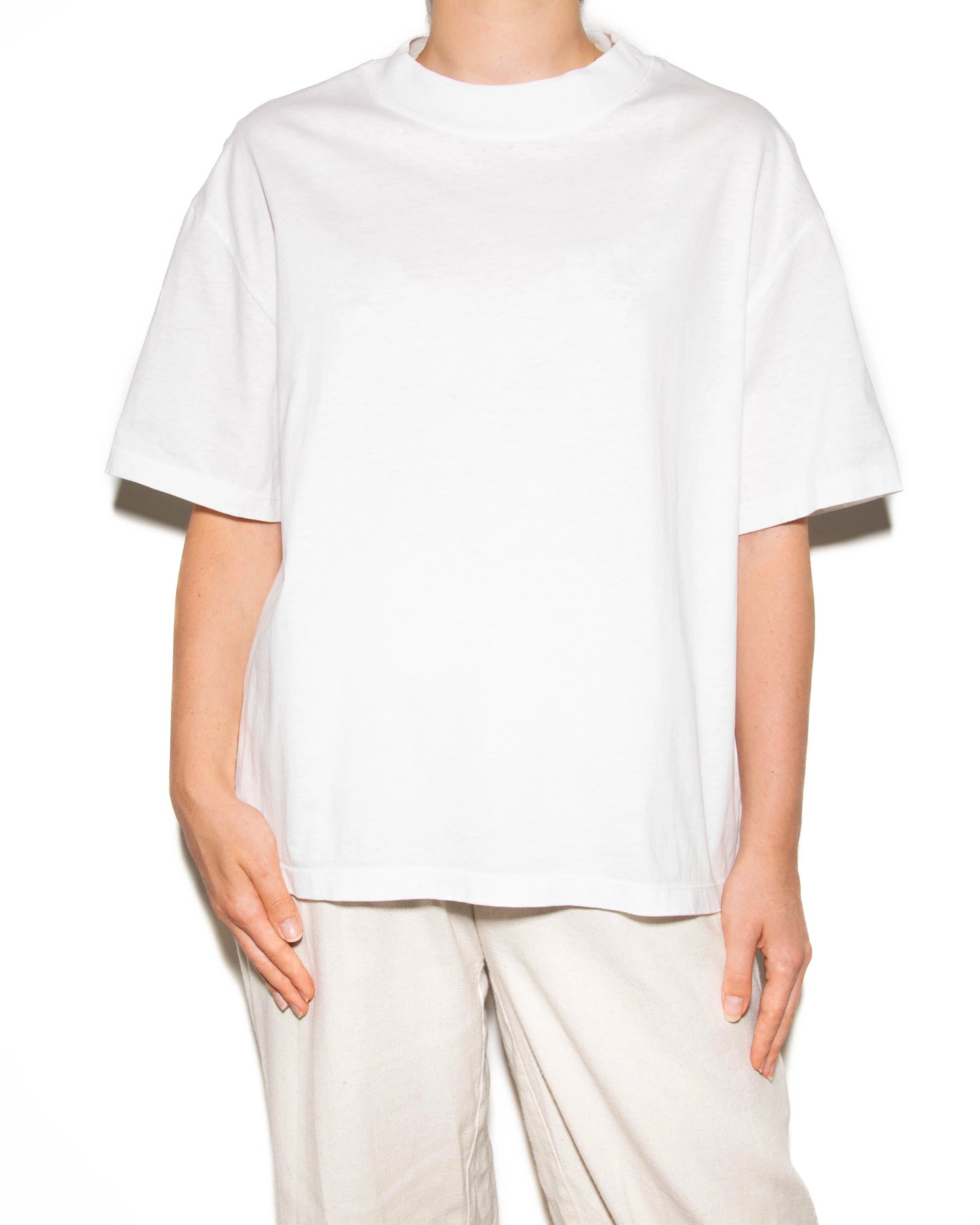 Biały bawełniany T-Shirt koszulka DRYKORN - M