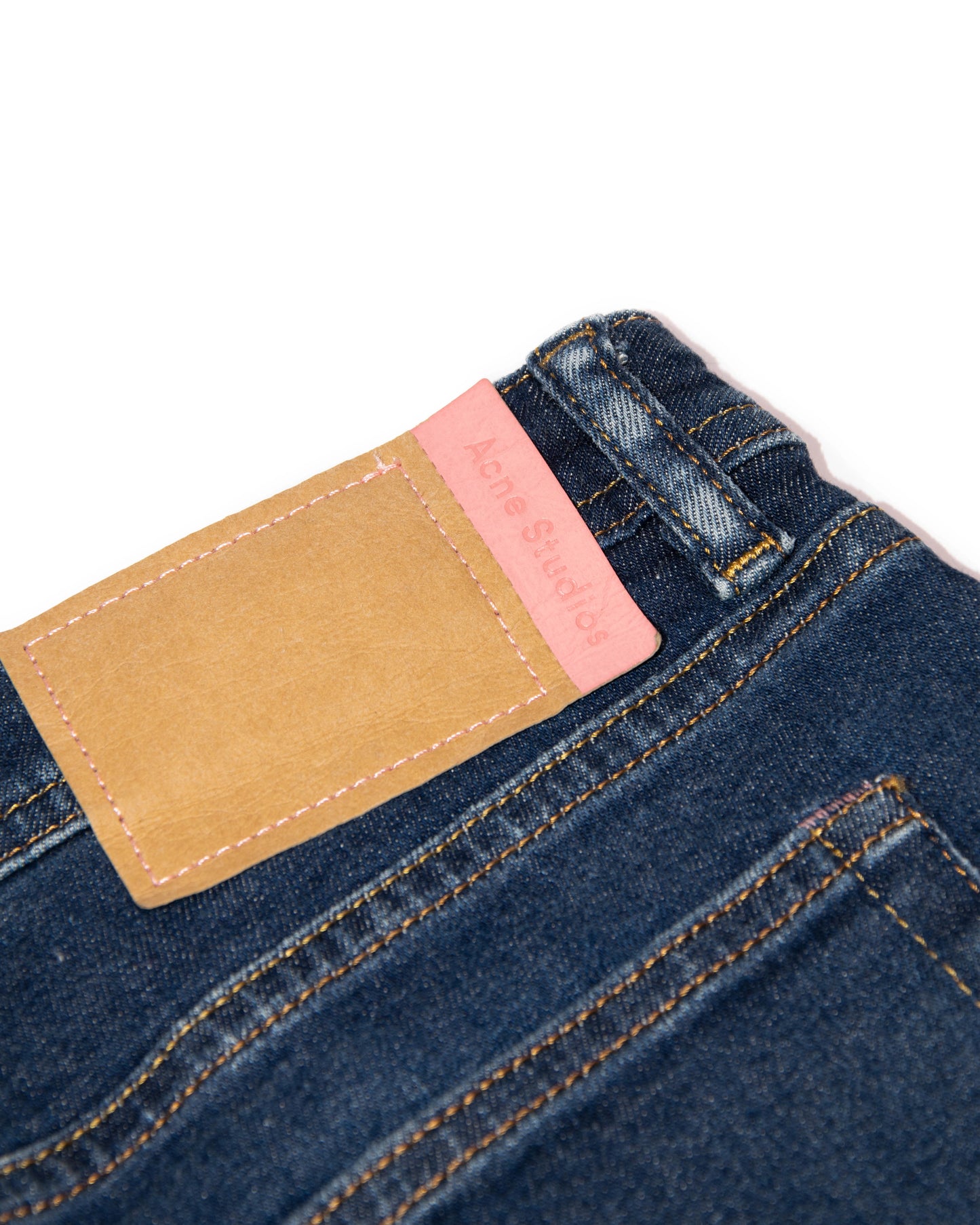 Granatowe spodnie jeansowe ACNE STUDIOS - W27 L32