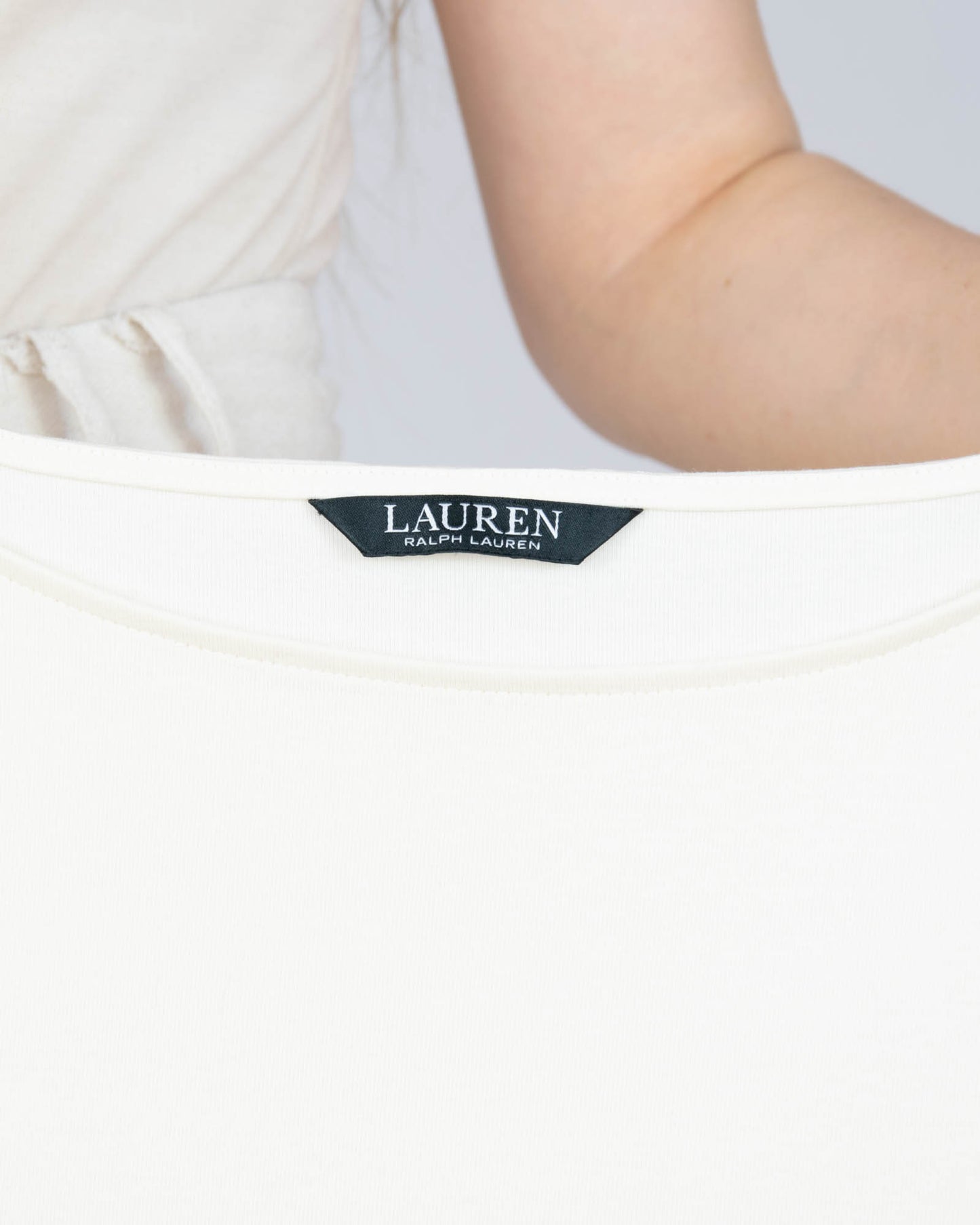 Kremowa bawełniana bluzka Ralph Lauren - S/M