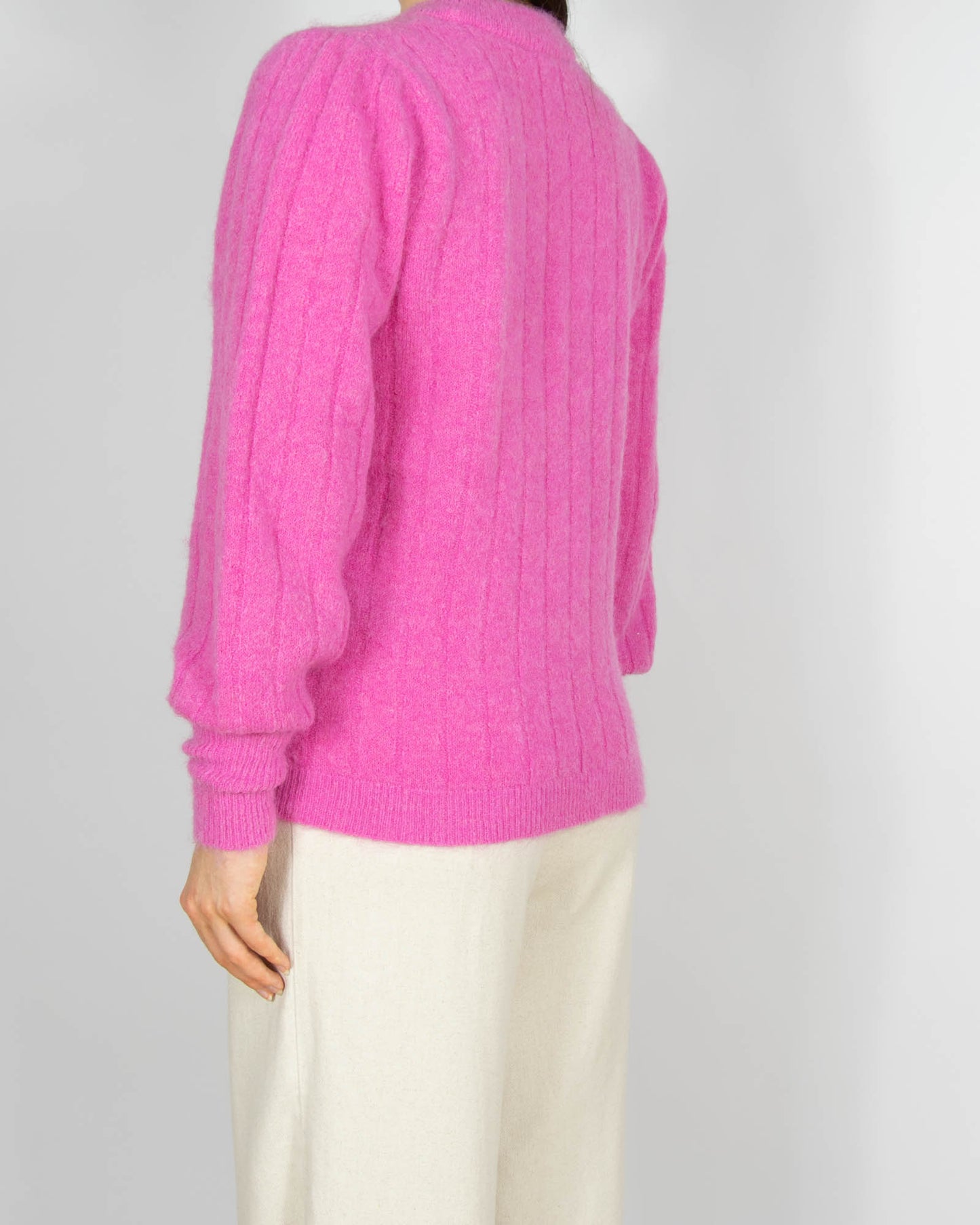 Różowy wełniany sweter Selected Femme - S