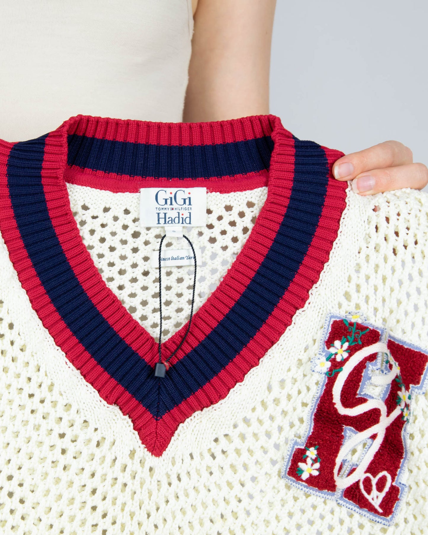Bawełniany sweter Tommy Hilfiger x Gigi Hadid - S