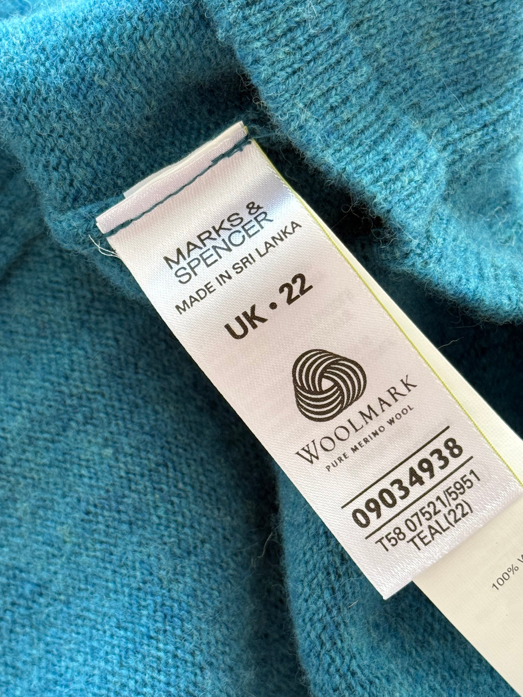 M&S (wełna merino) - XL/XXL