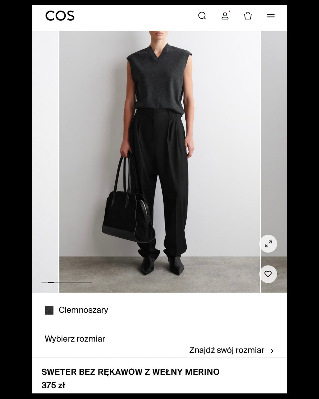 COS (wełna merino) - S