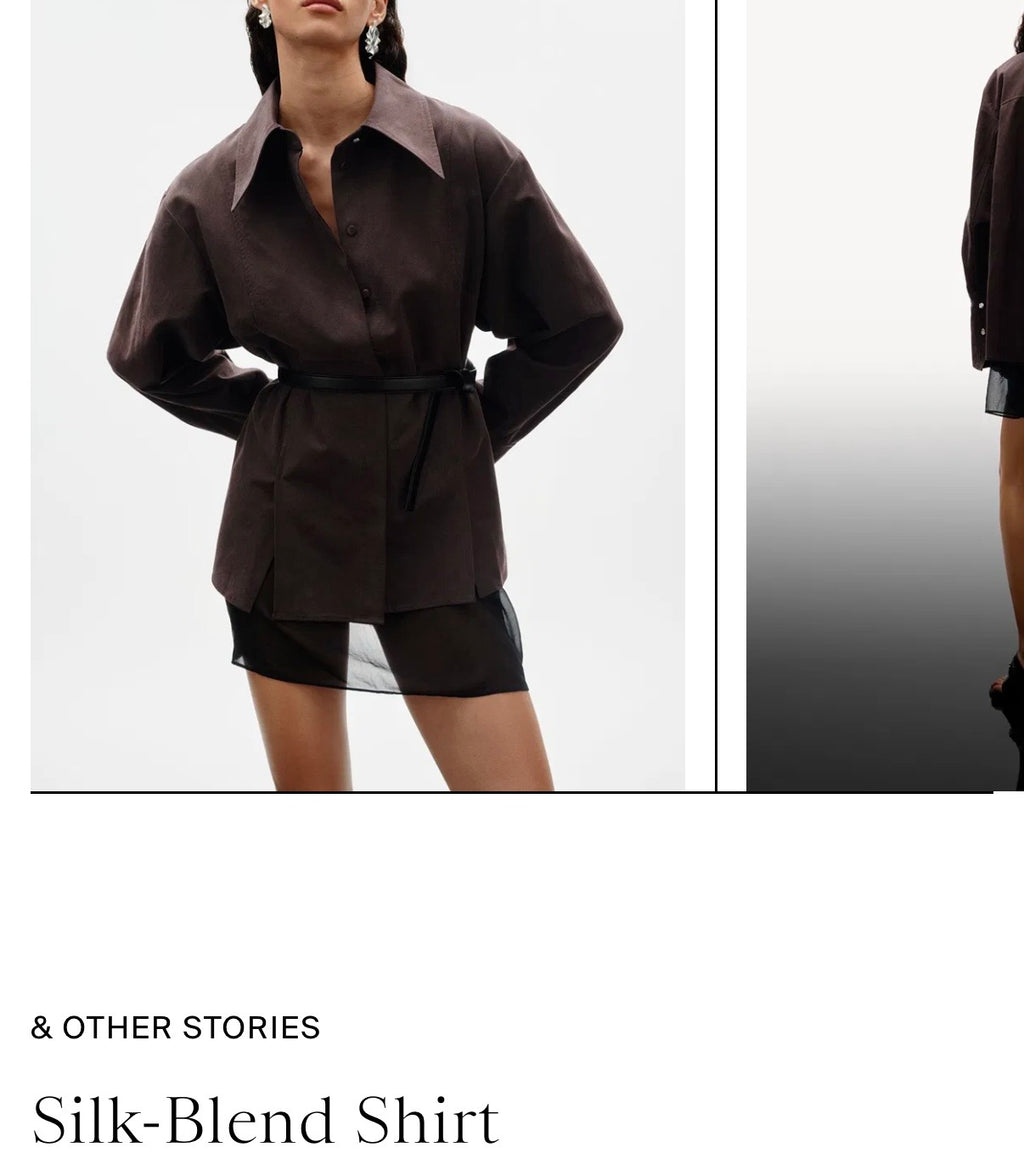 & Other Stories (jedwab + bawełna + len) - S/M