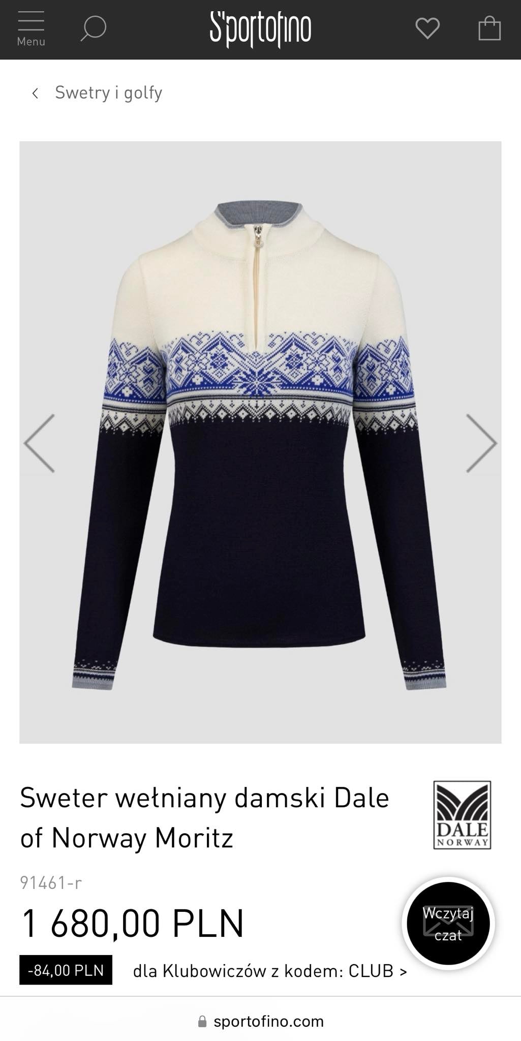 Kremowo szaro różowy wełniany (merino) zapinany sweter Dale of Norway - L