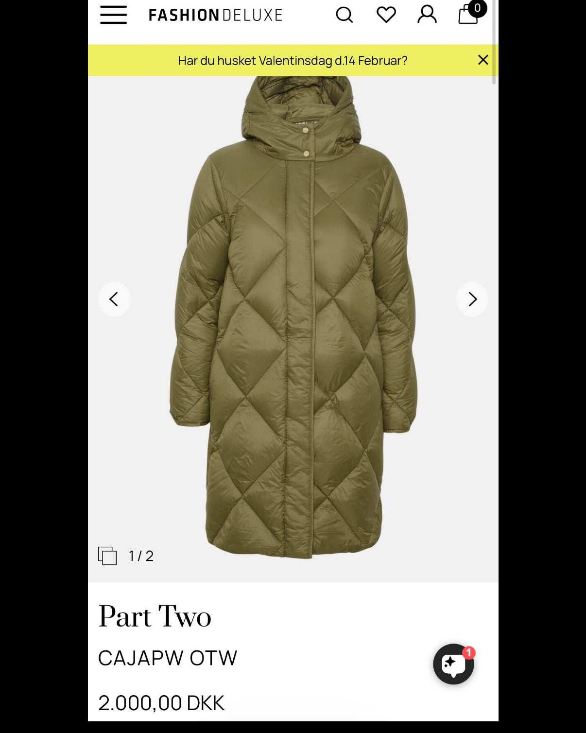 Płaszcz puchowy Part Two - M