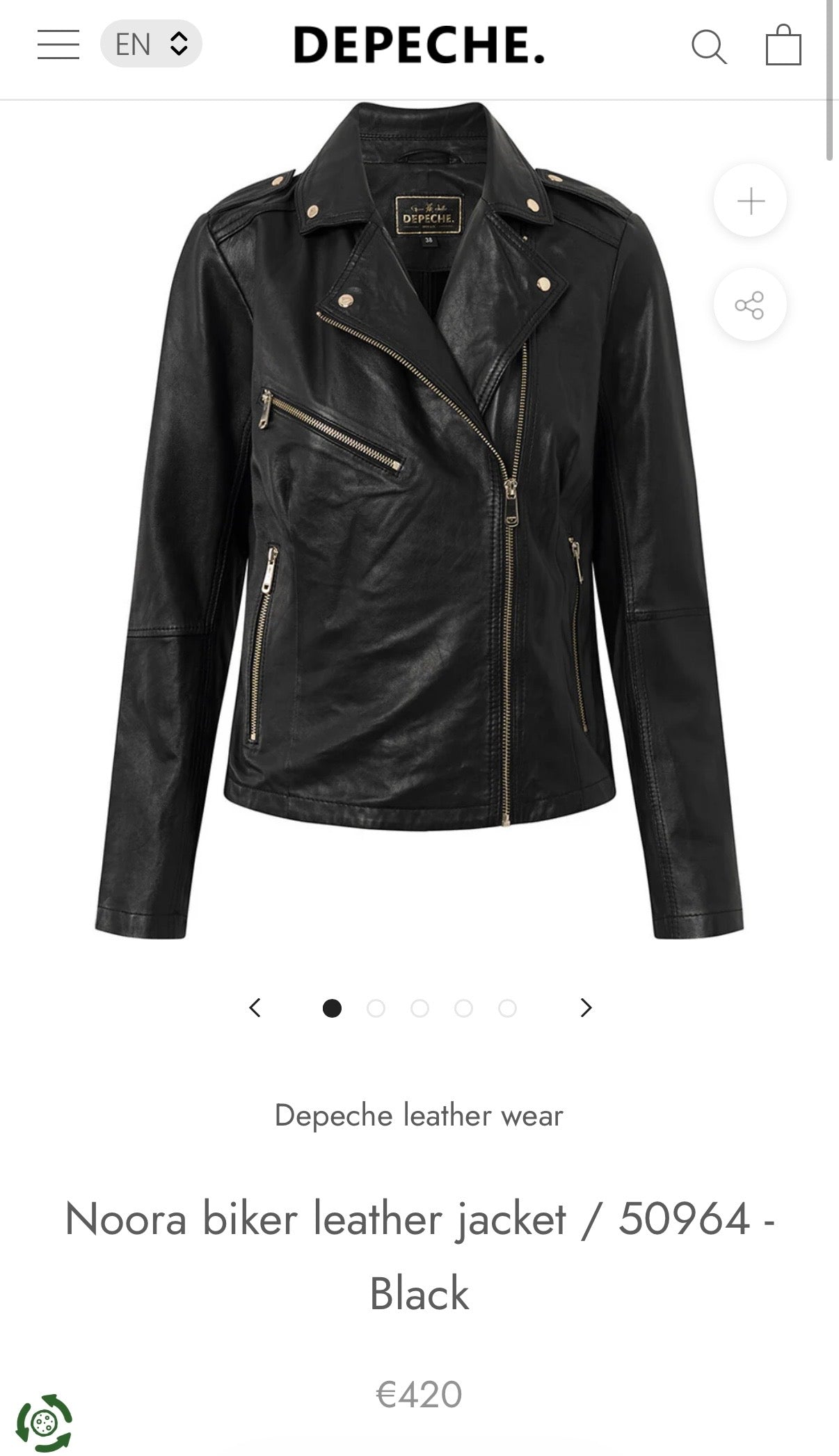 DEPECHE (skóra naturalna) - M/L