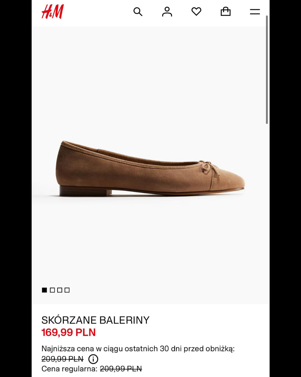H&M (skóra naturalna - zamsz) - 37