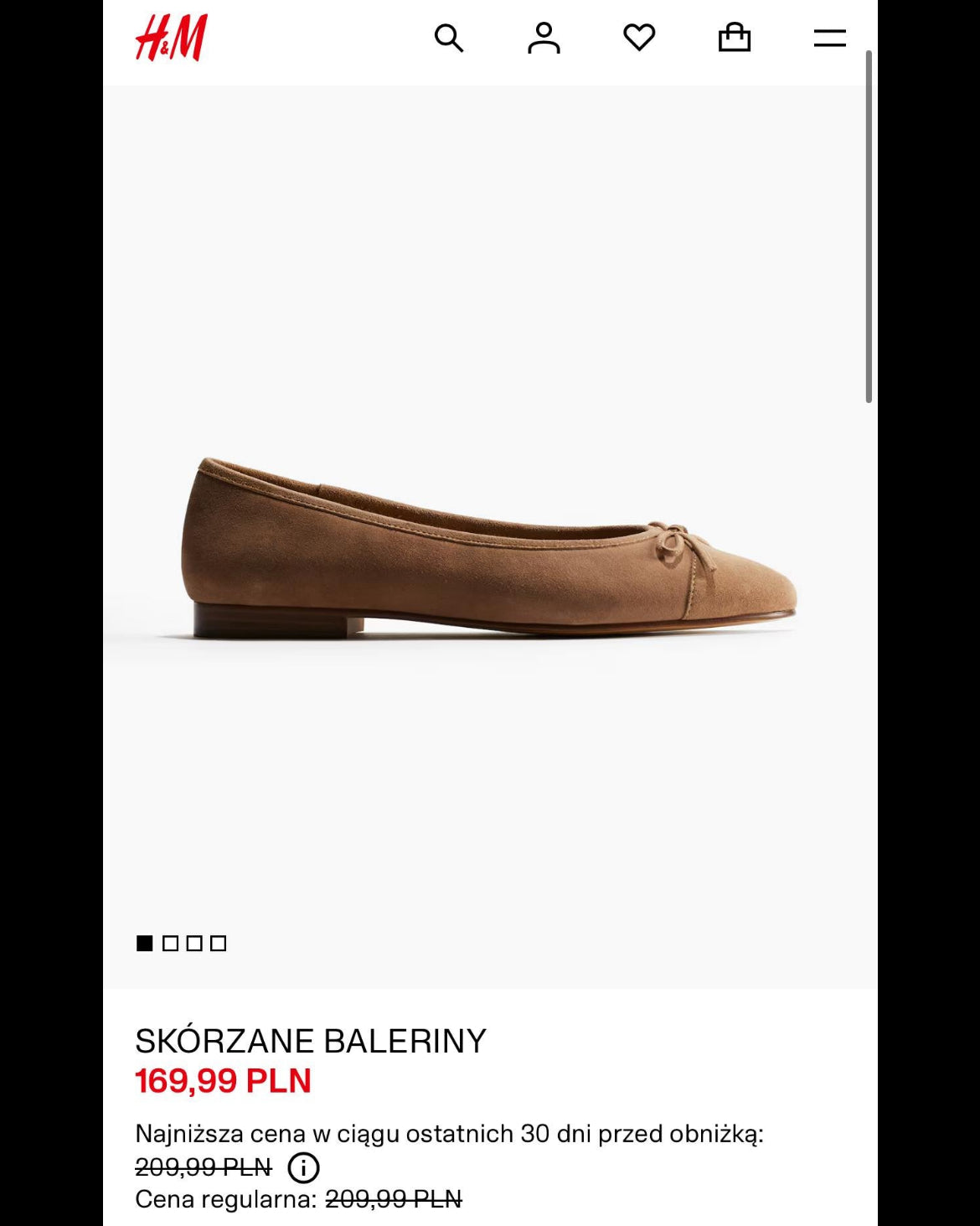 H&M (skóra naturalna - zamsz) - 37