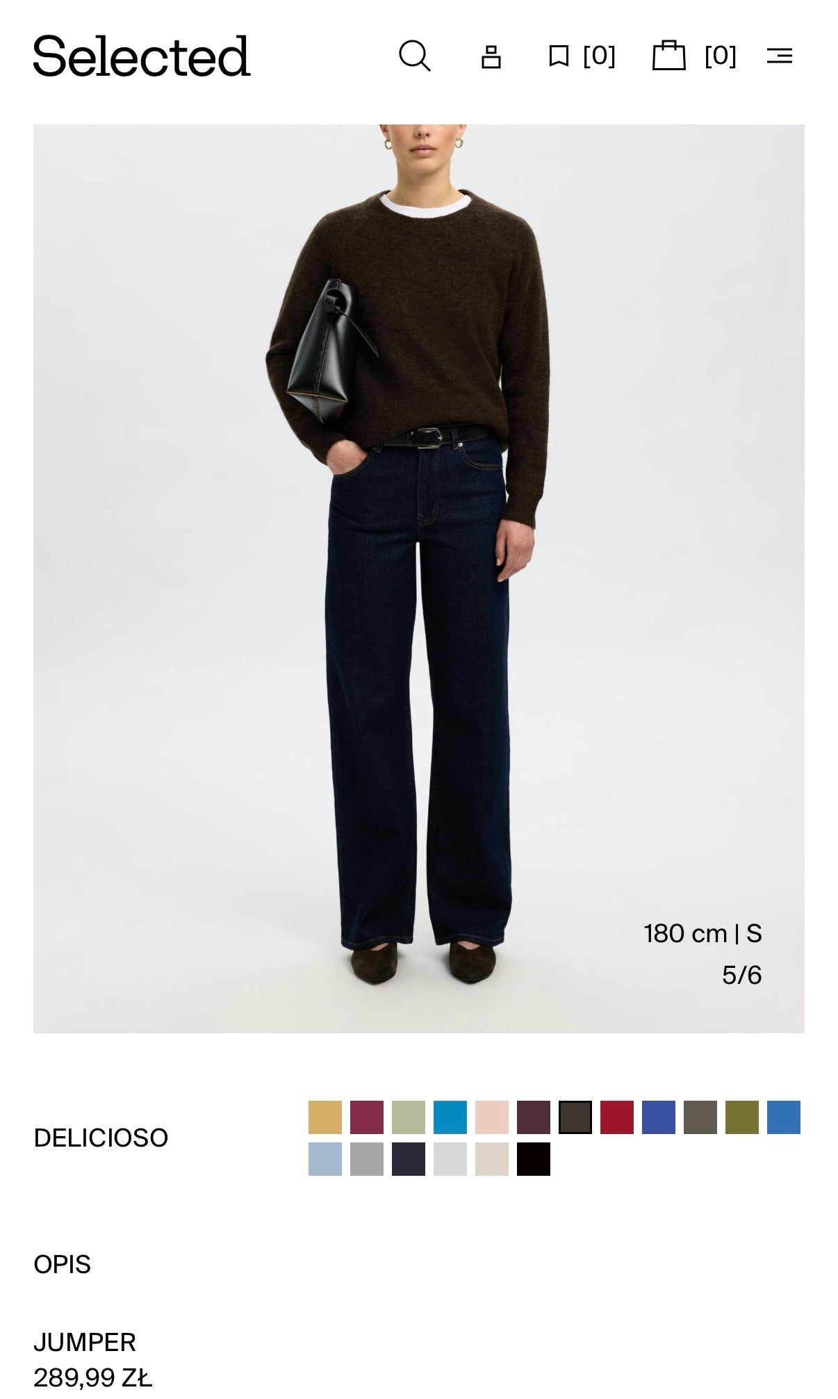 SELECTED FEMME (wełna + alpaka) - XL