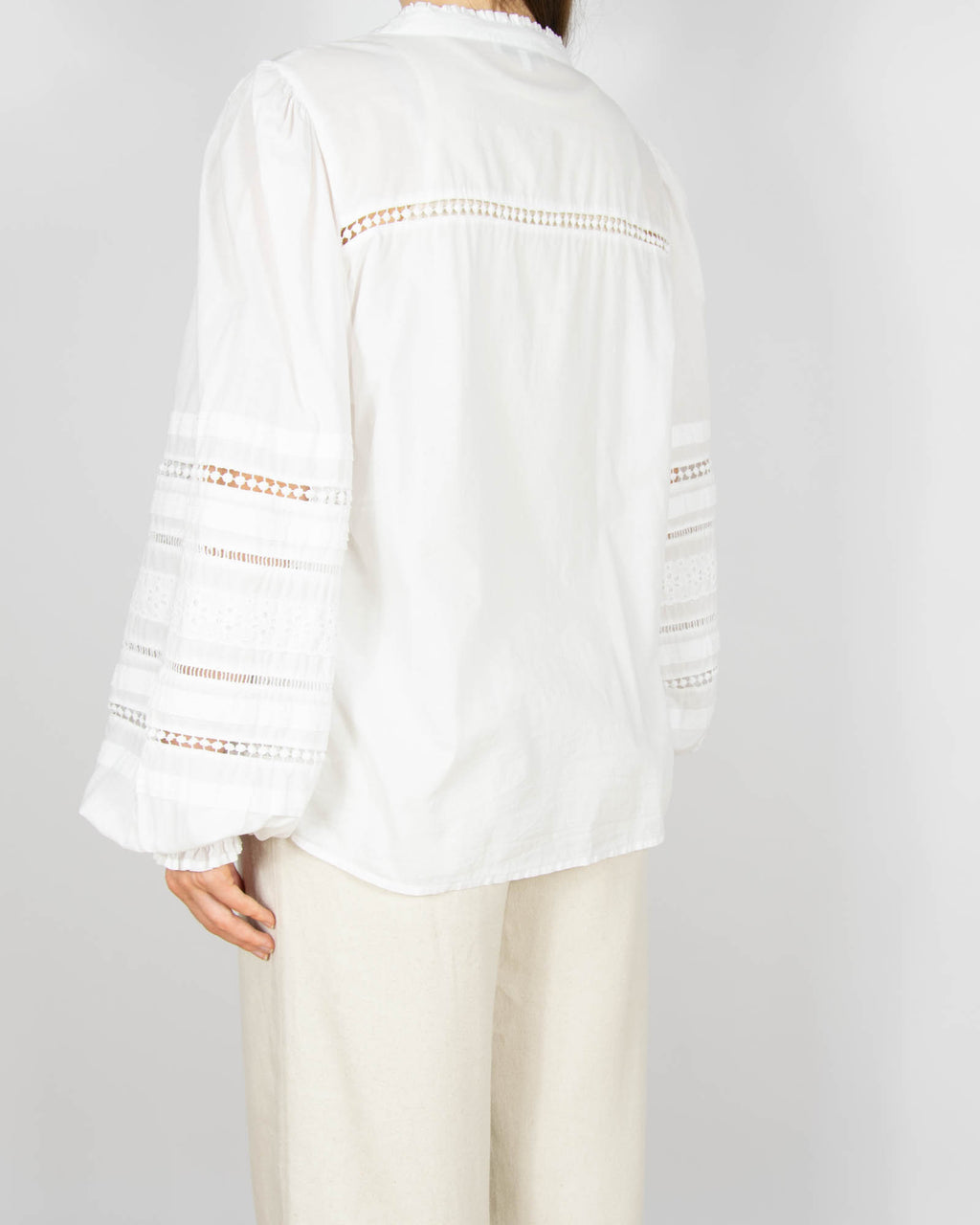 Biała bawełniana koszula DONNA - XL