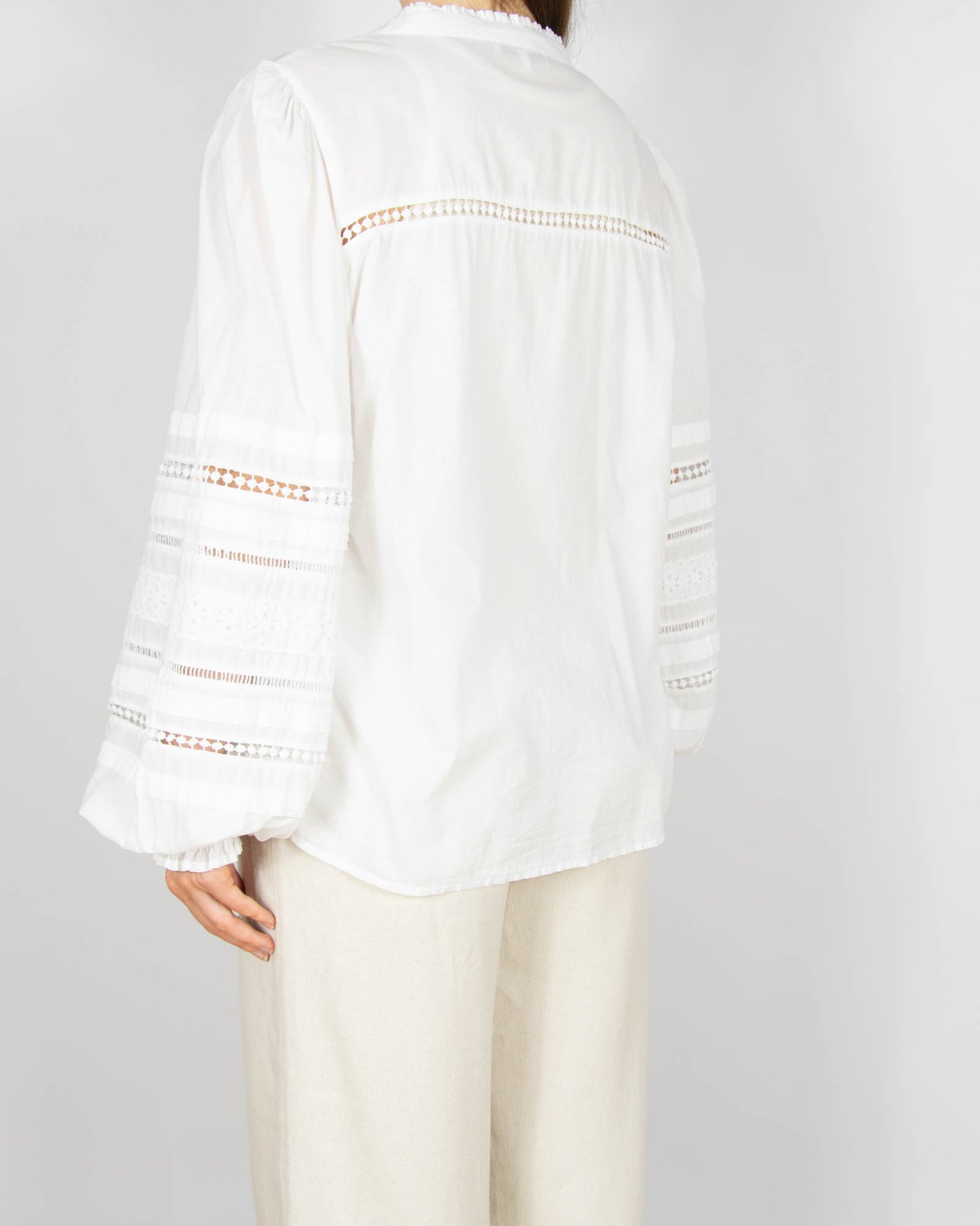 Biała bawełniana koszula DONNA - XL