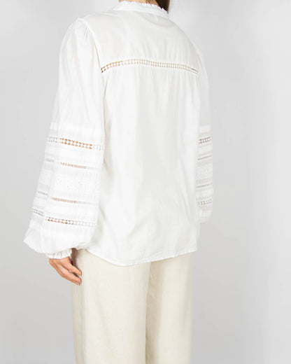 Biała bawełniana koszula DONNA - XL