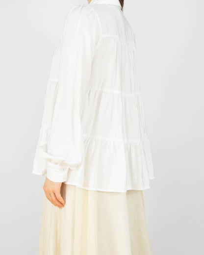 Nowa biała wiskozowa koszula YAS - S