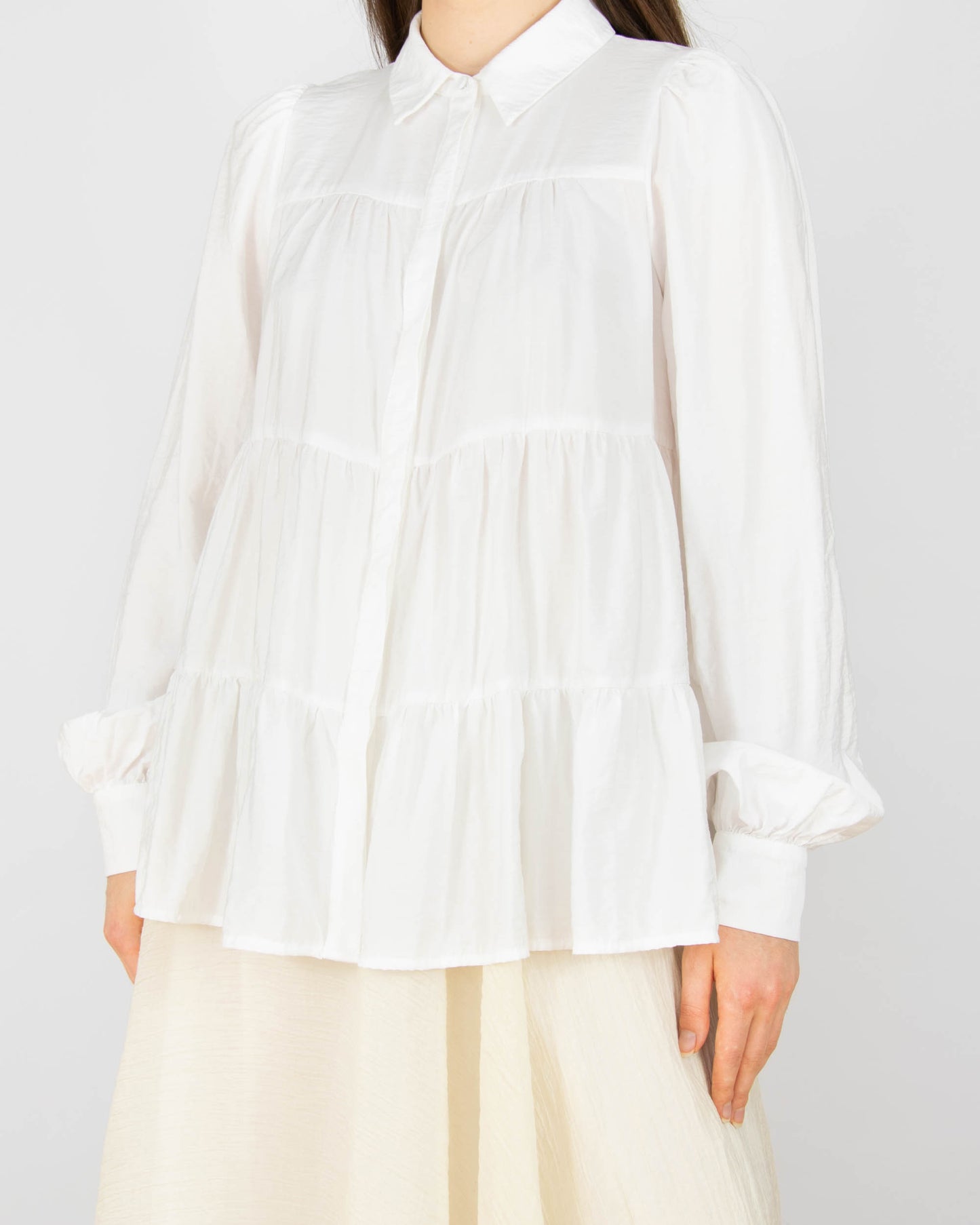 Nowa biała wiskozowa koszula YAS