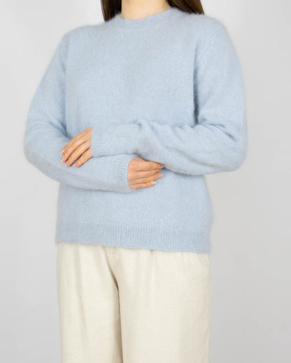 Błękitny wełniany (angora) sweter SAND COPENHAGEN - M