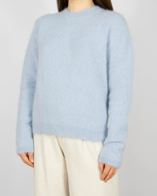 Błękitny wełniany (angora) sweter SAND COPENHAGEN