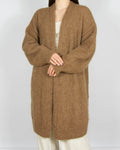 Brązowy (alpaka + wełna) kardigan H&M Premium