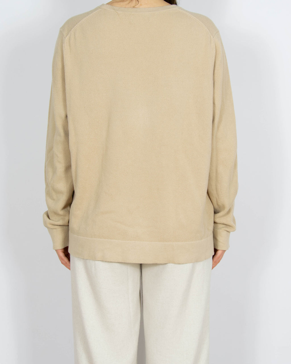 Beżowy bawełniany sweter GANT - XL