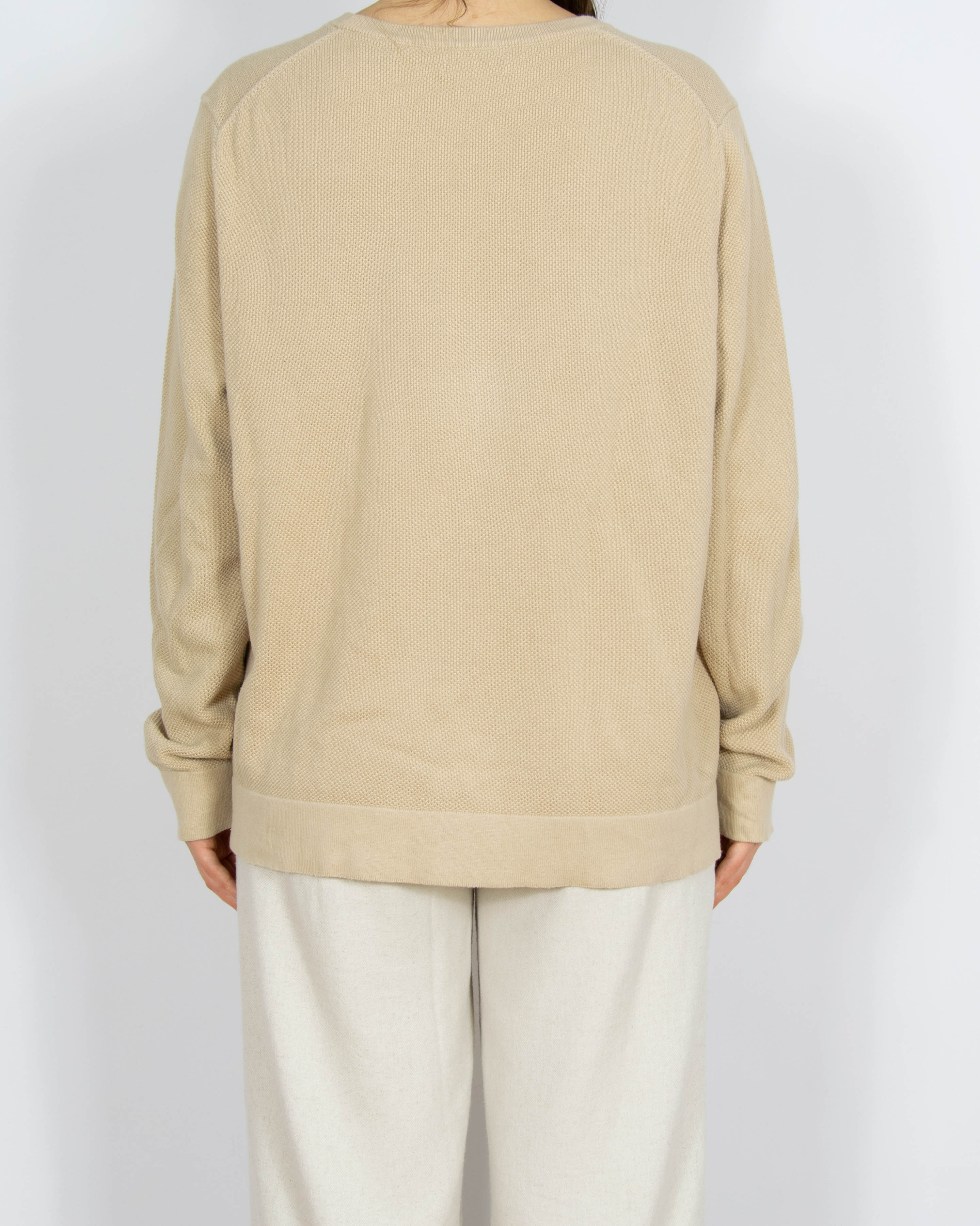 Beżowy bawełniany sweter GANT - XL