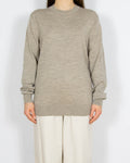 Beżowy wełniany (merino) sweter Mario Conti - S