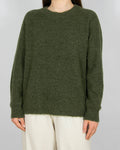 Ciemnozielony (wełna + alpaka) sweter SELECTED FEMME