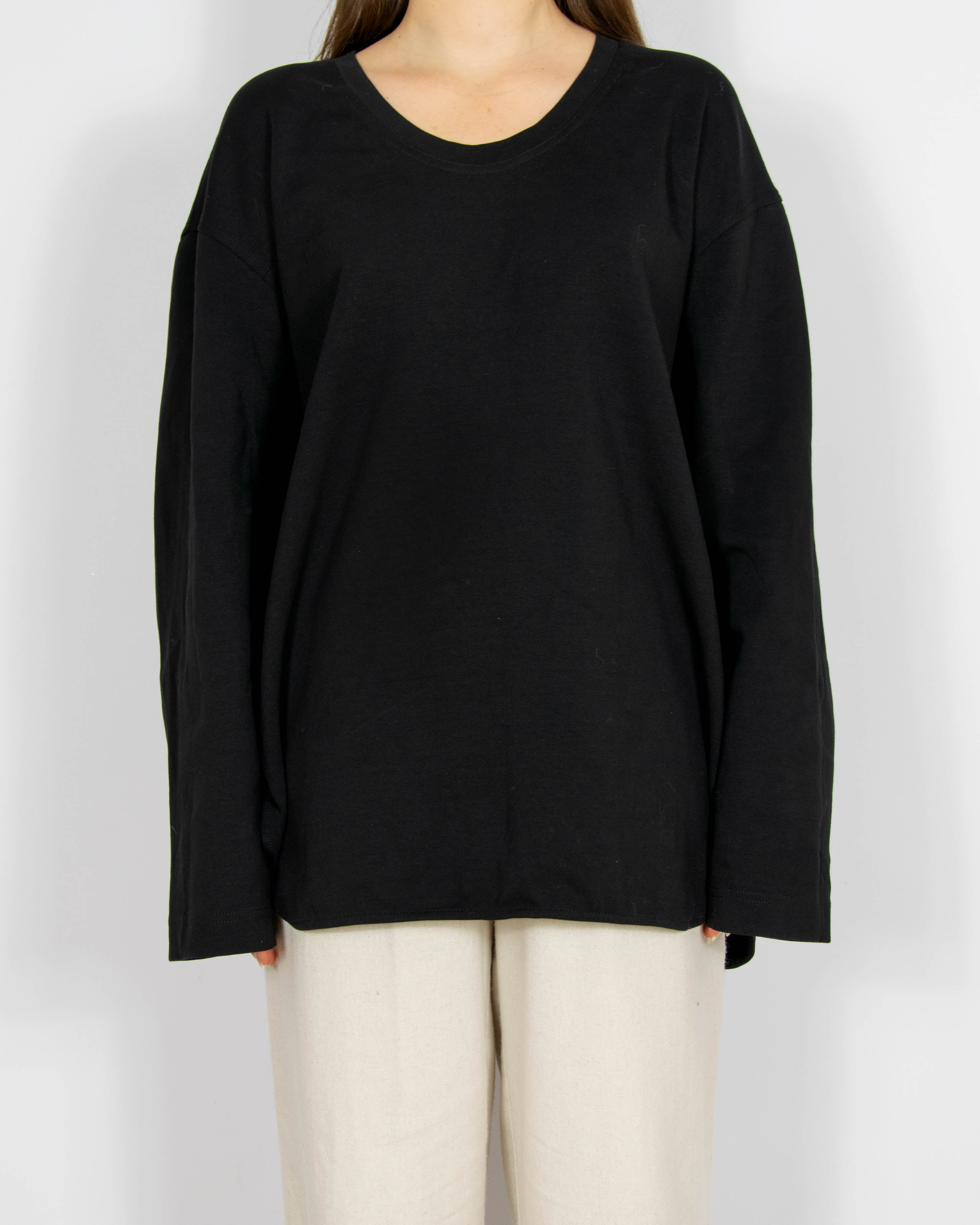 Czarna bawełniana bluza ARKET