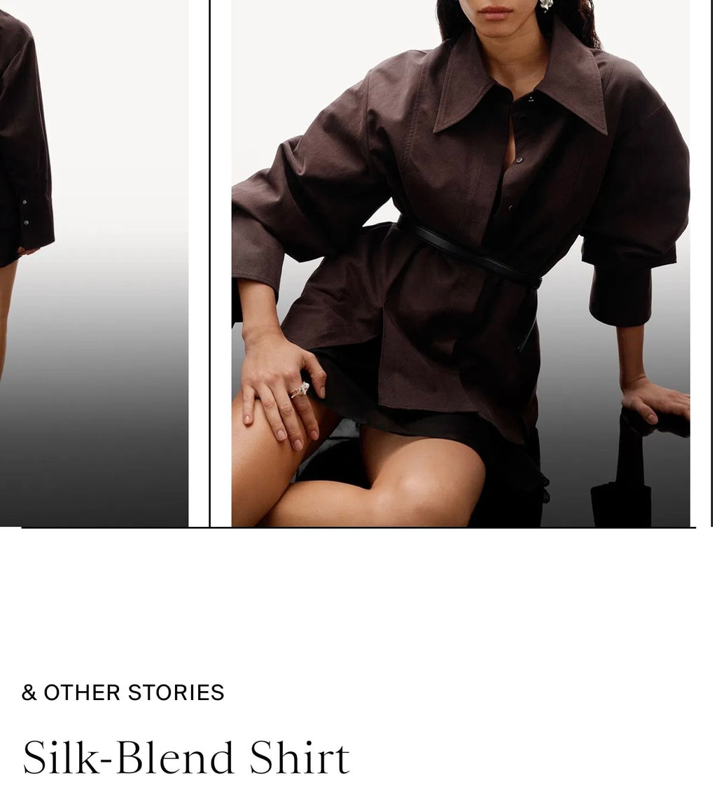 & Other Stories (jedwab + bawełna + len) - S/M