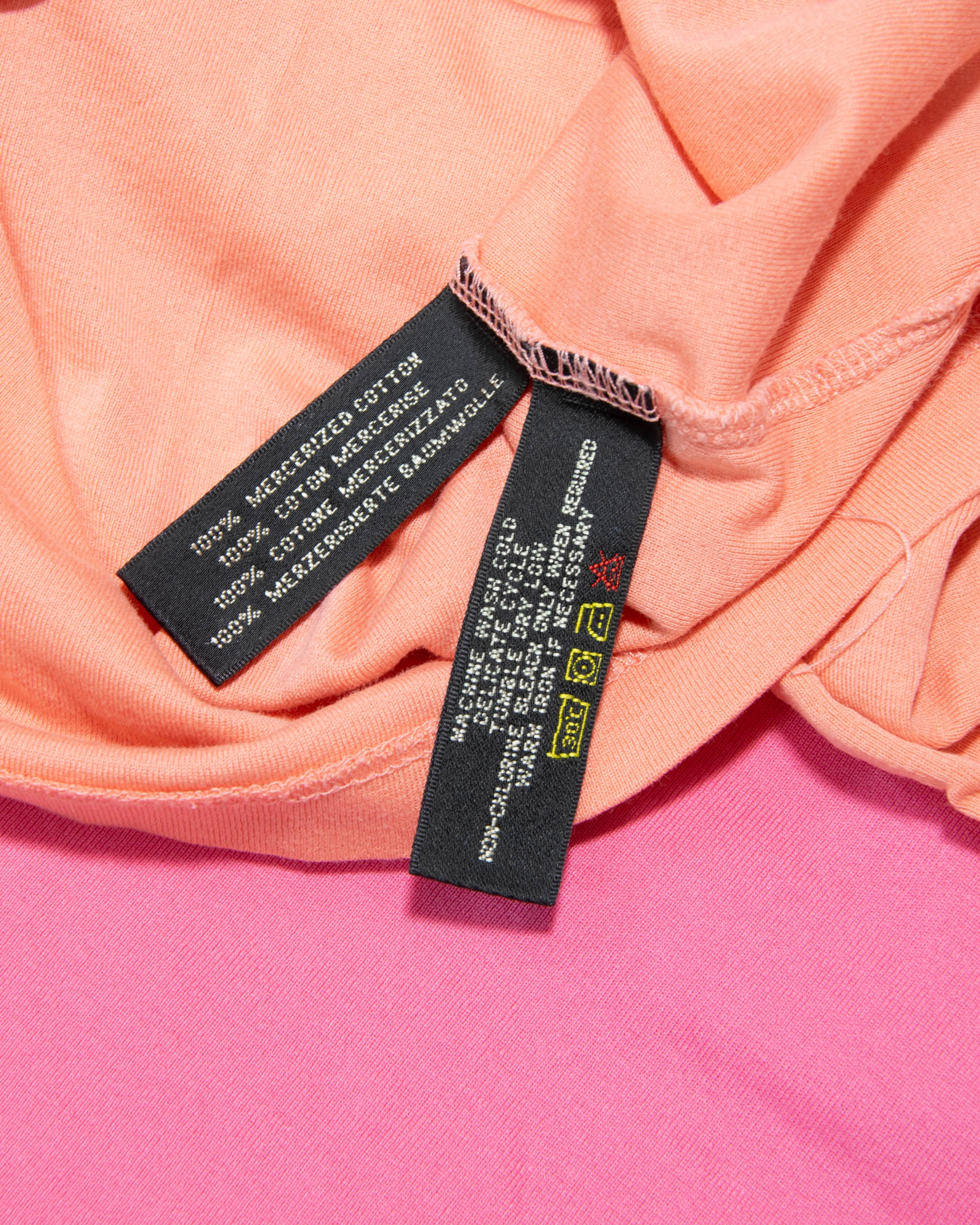 Koralowa bawełniana (bawełna merceryzowana) koszulka Ralph Lauren - M/L