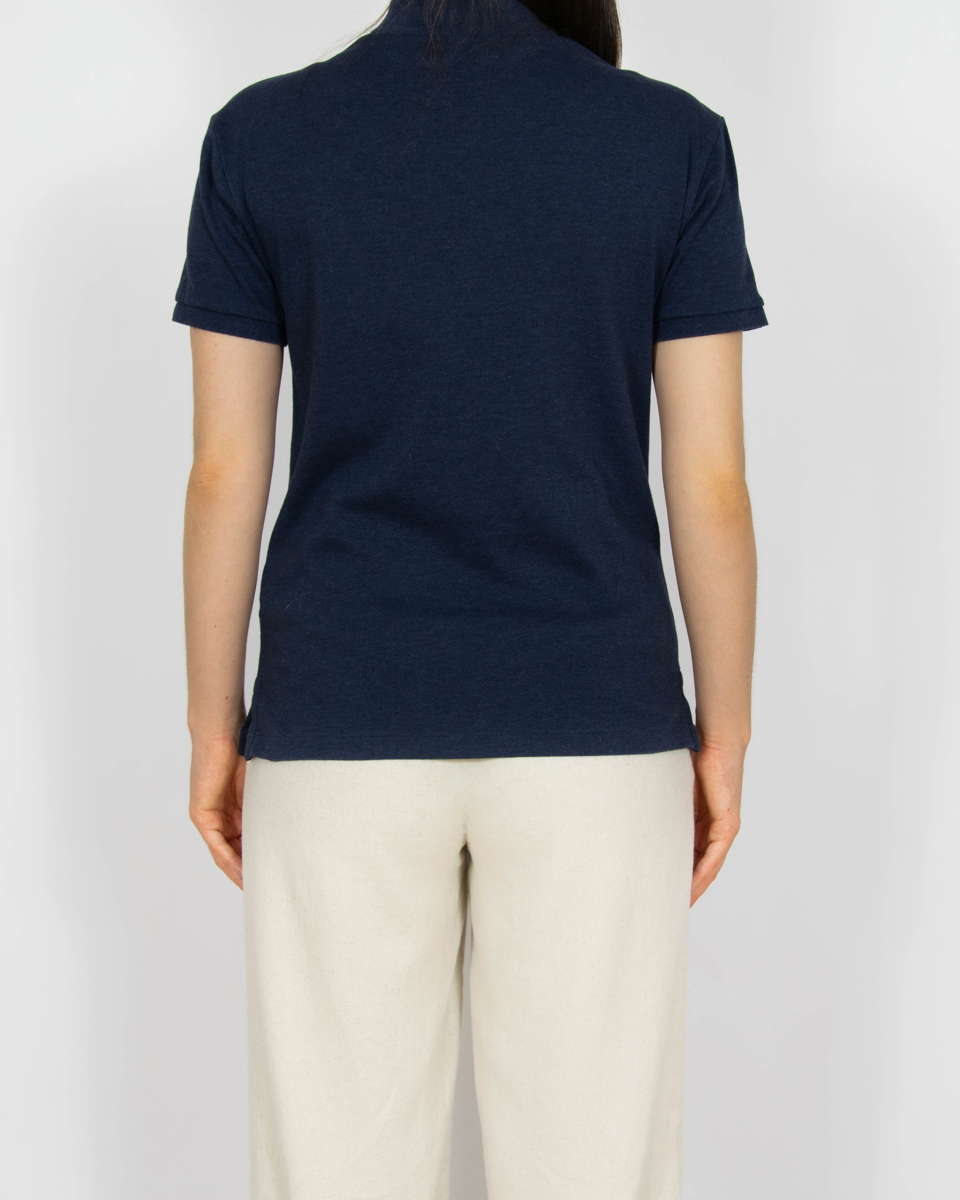 Granatowy bawełniany T-Shirt polo Ralph Lauren - S