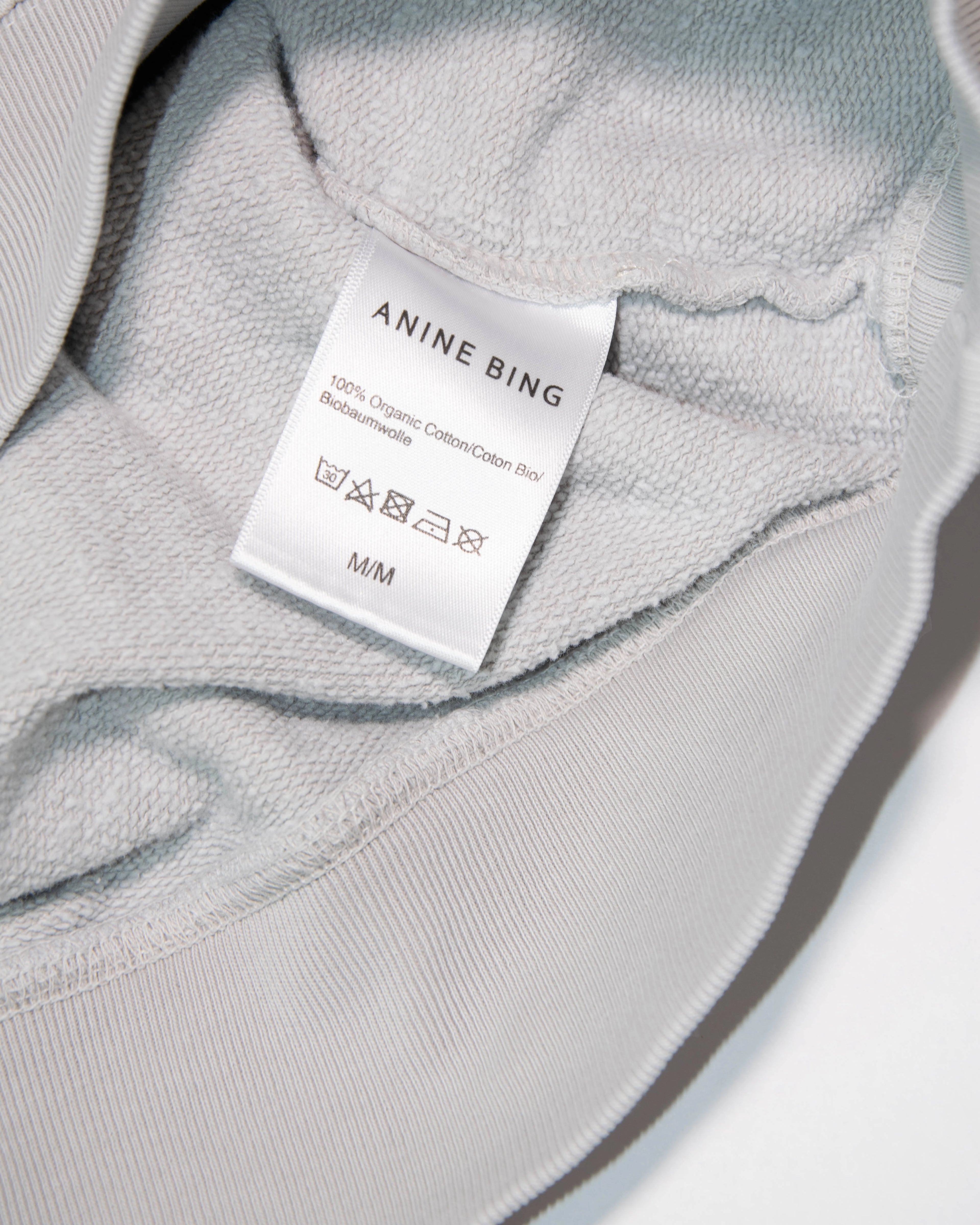 Szara bawełniana (organiczna) bluza ANINE BING - M