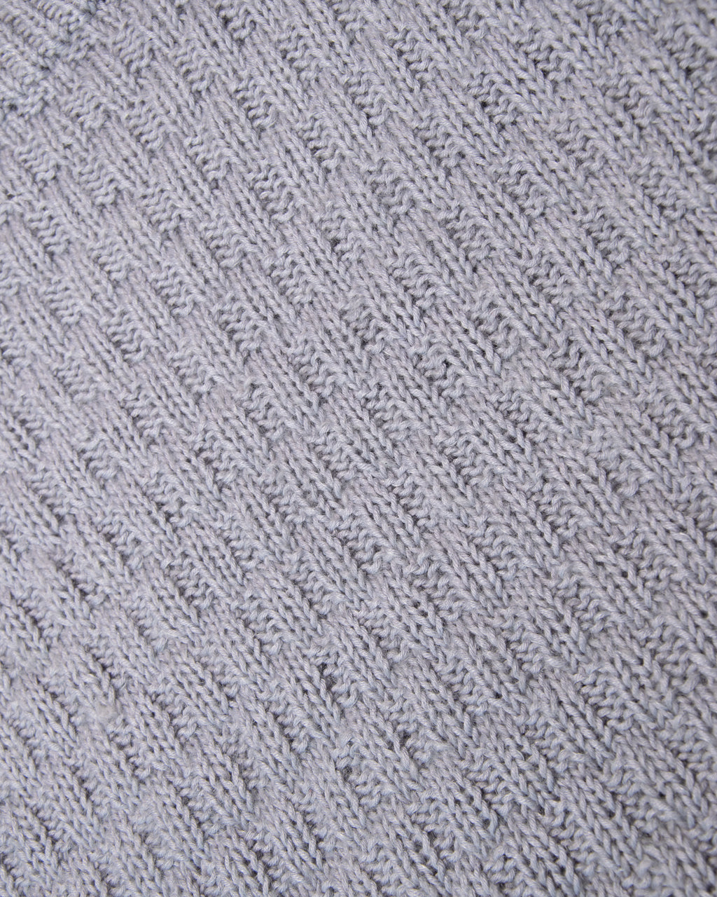 Szaroniebieska wełniana kamizelka HANDMADE - M/L