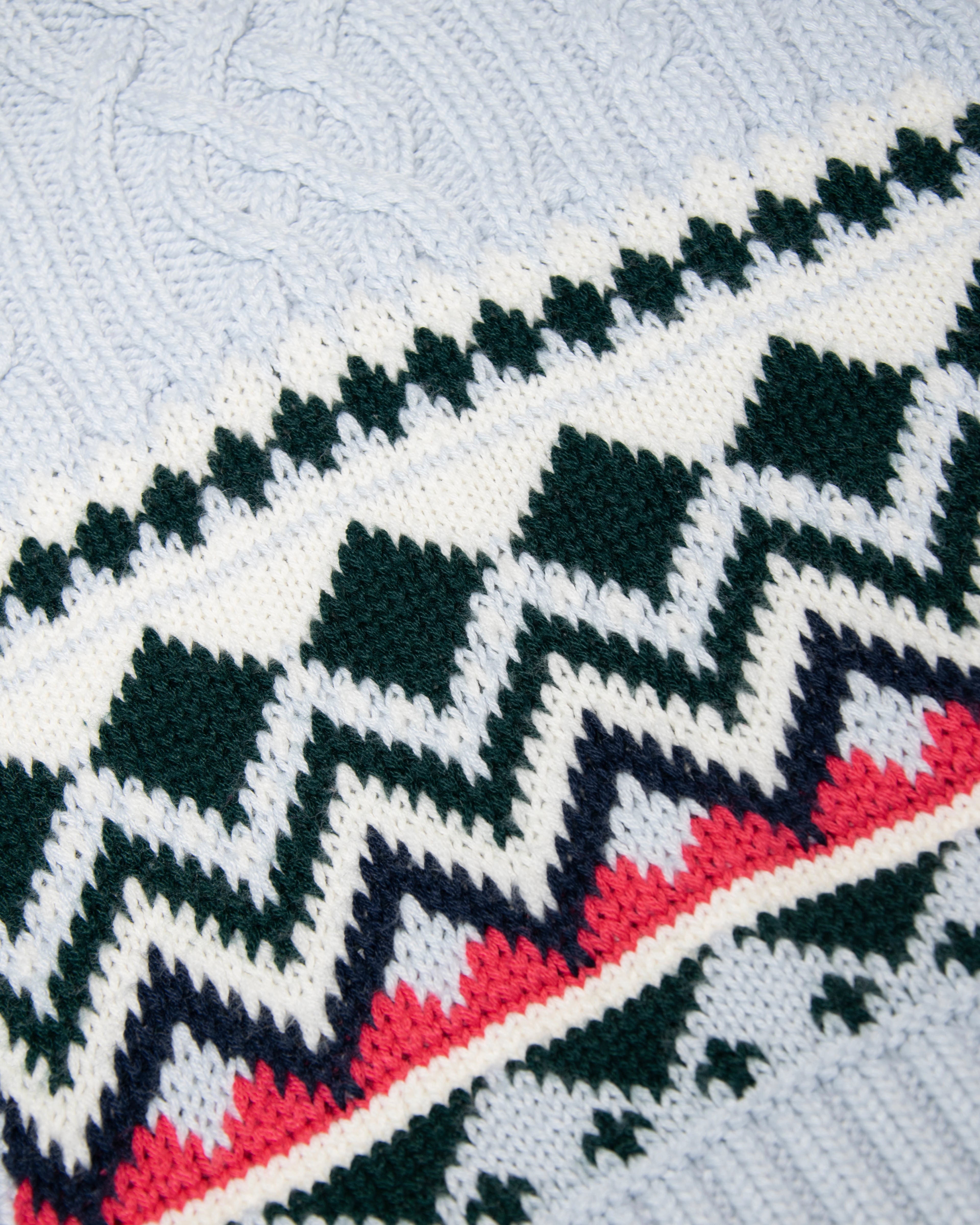 Jasnoniebieski wełniany (merino) duży szal TORY BURCH