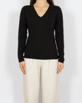 Ciemnobrązowy wełniany (merino) sweter S.MARLON