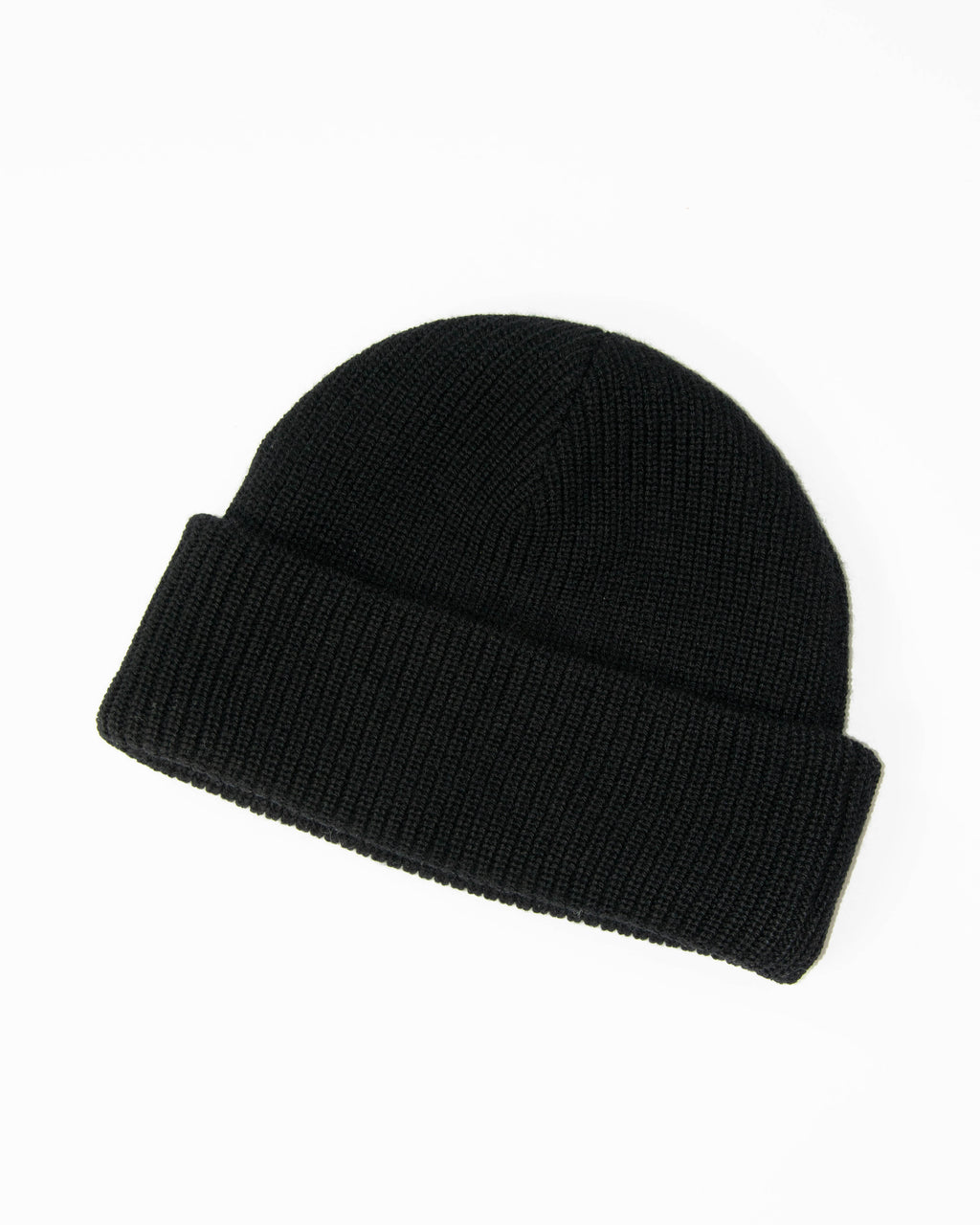 Czarna wełniana (merino) czapka Filippa K