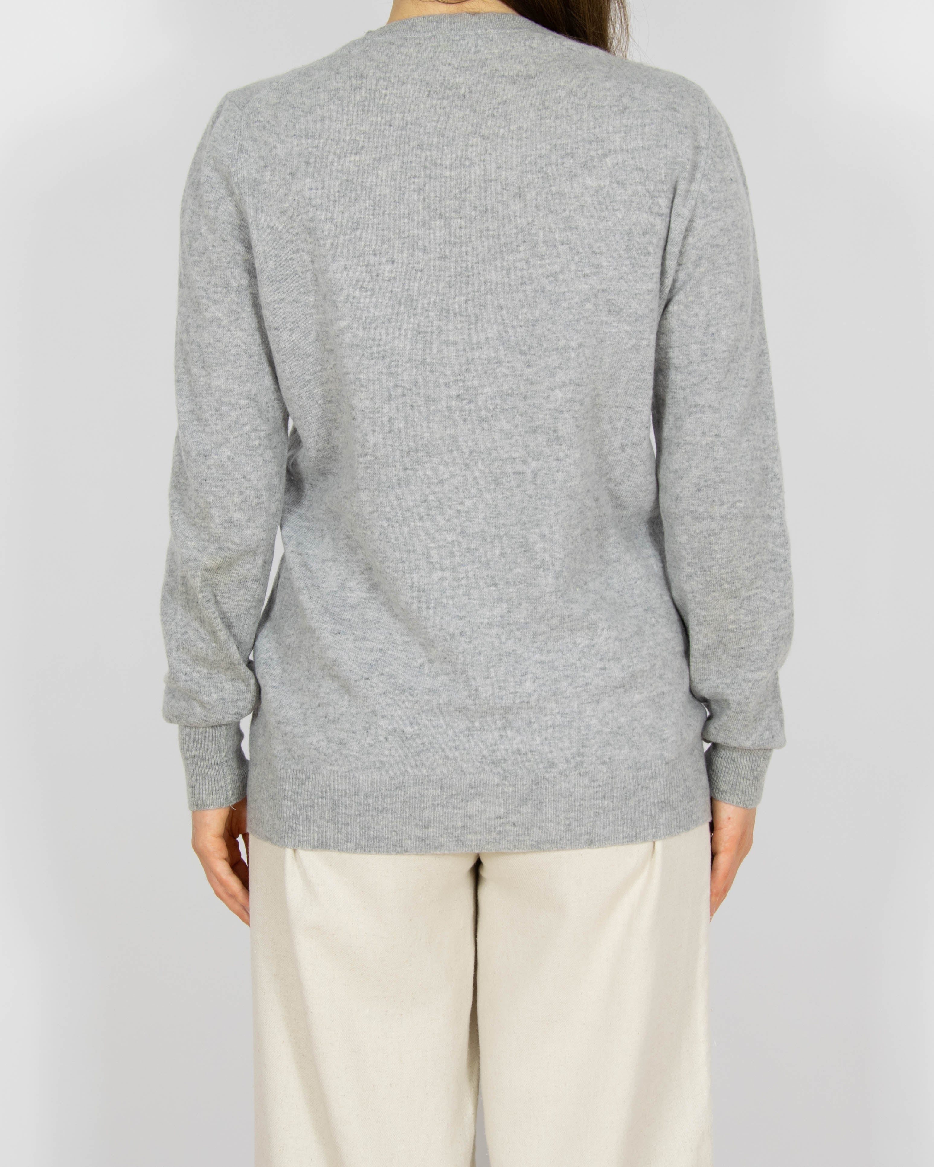 Szary wełniany (merino) sweter United Colors of Benetton - M/L