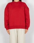 Czerwona bawełniana bluza Selected Femme