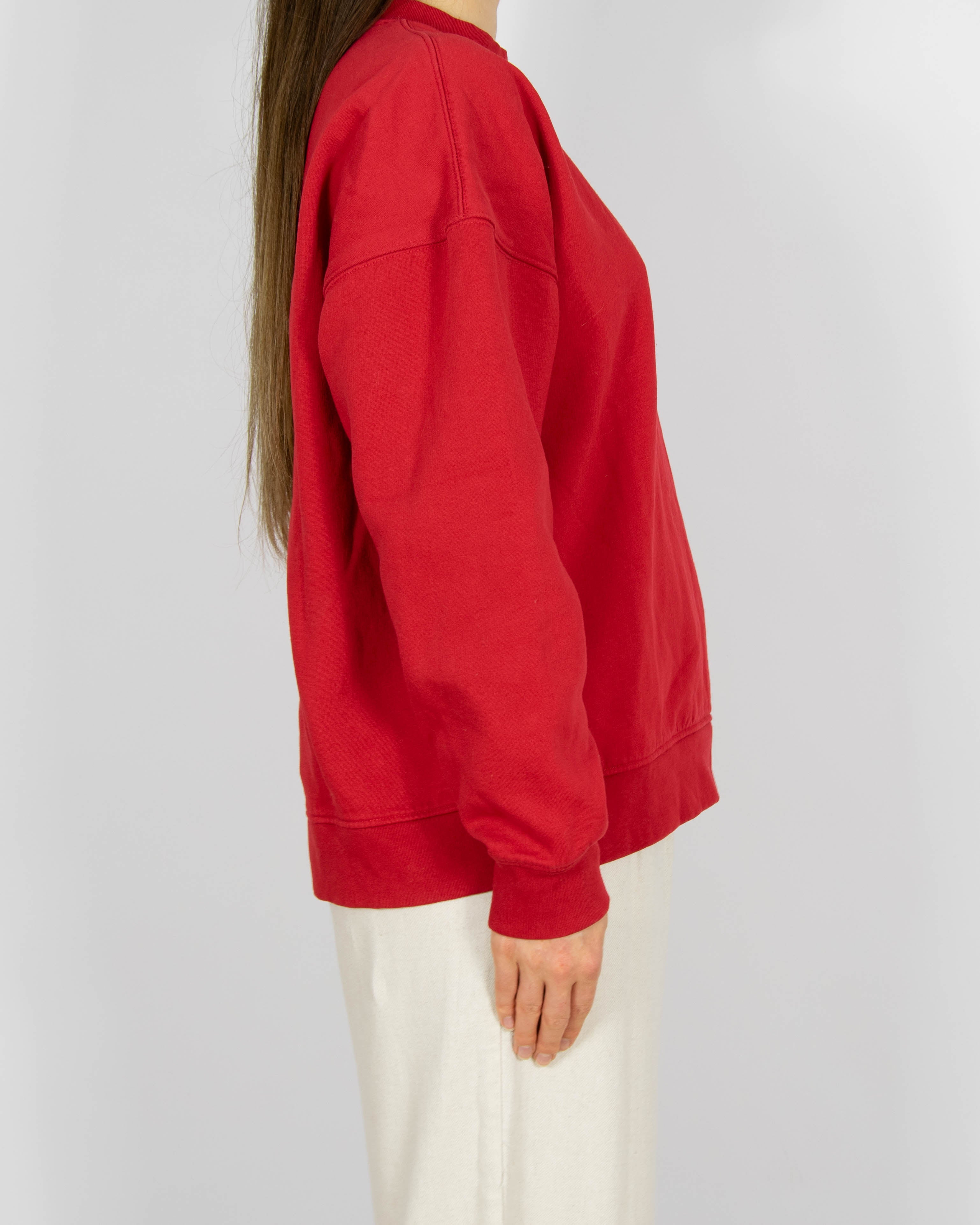Czerwona bawełniana bluza Selected Femme - M