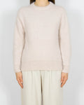 Pudrowy wełniany (alpaka + wełna) sweter Donna - XS/S
