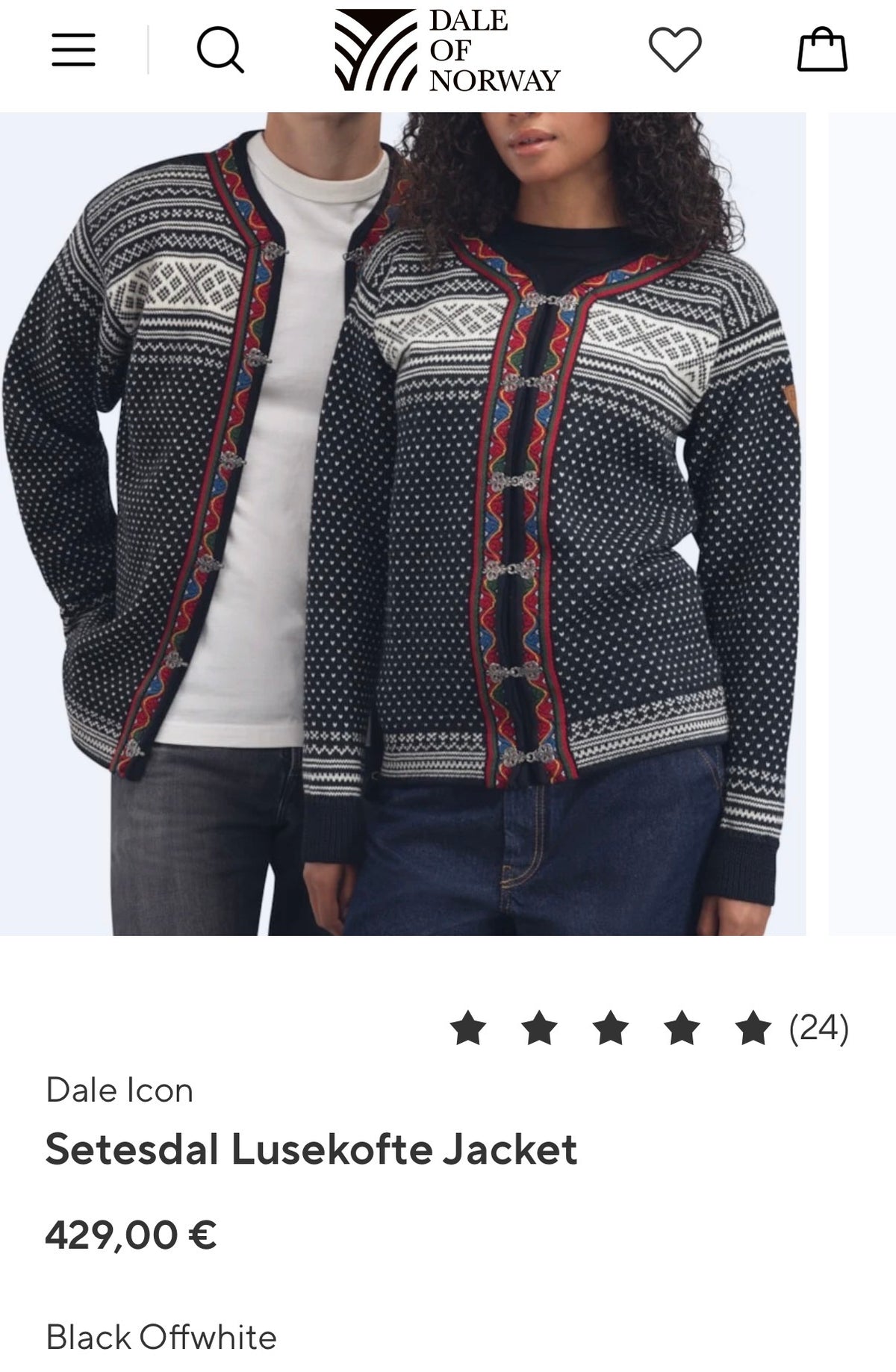 Dale of Norway (wełna)/ NOWY - XXL