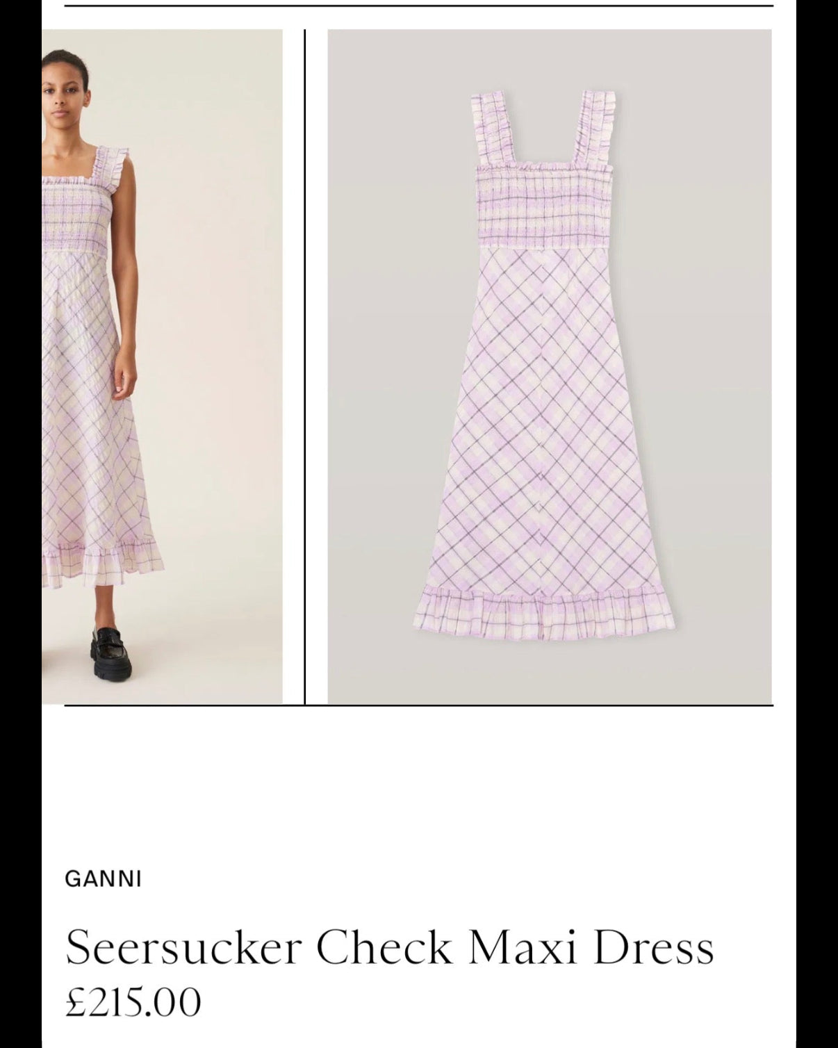 GANNI (bawełna organiczna + poliester z recyklingu) - L/XL