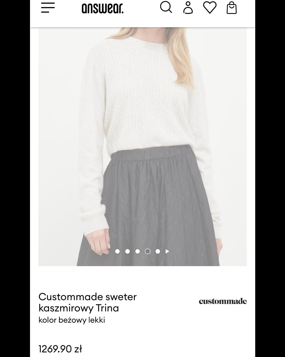 CUSTOMMADE (kaszmir) - XS/S