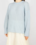 Jasnoniebieski (moher + merino) sweter JEAN PAUL
