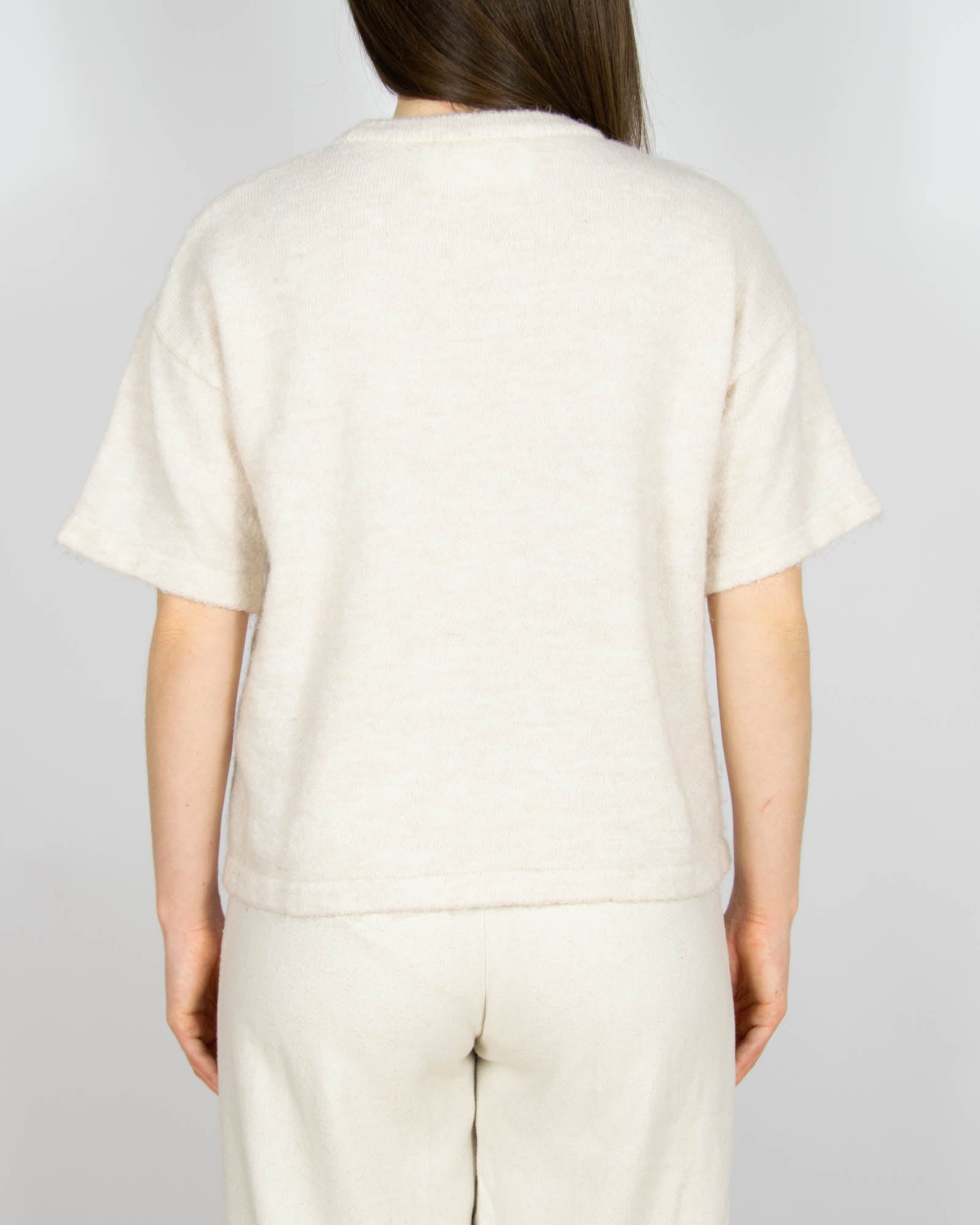 Kremowy wełniany (merino) sweter Selected Femme - M/L