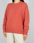 Malinowy wełniany sweter Uniqlo
