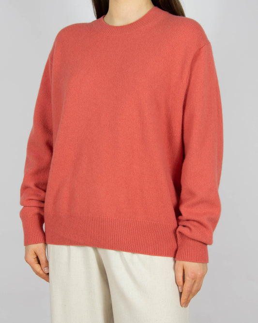 Malinowy wełniany sweter Uniqlo