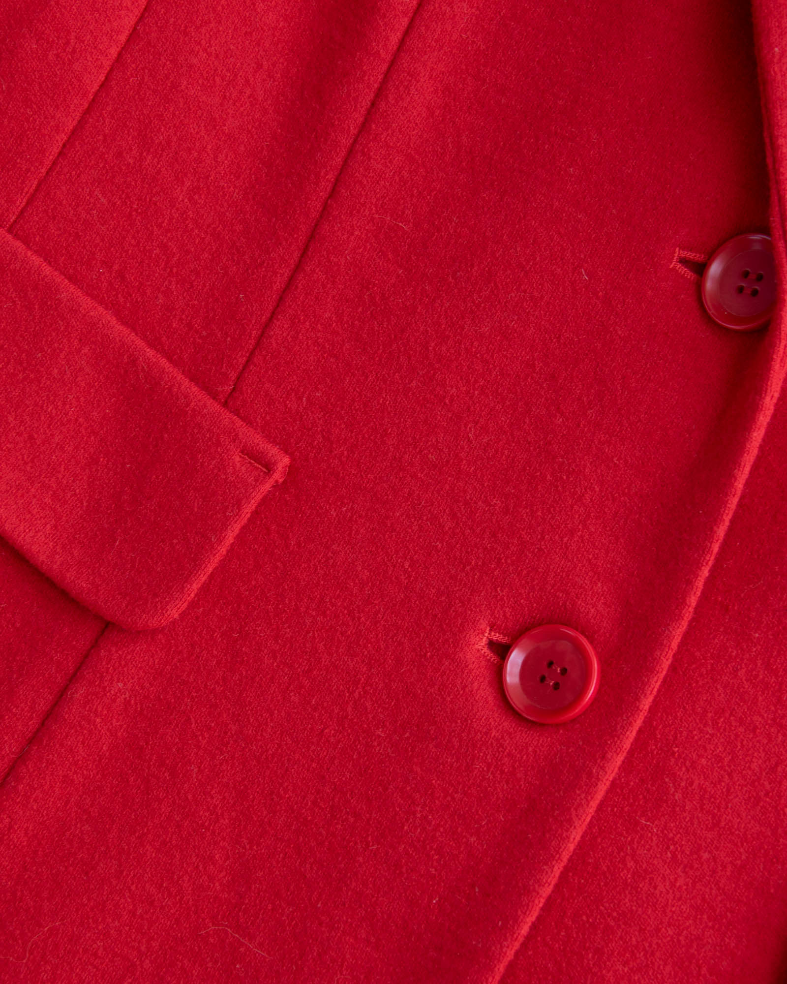 Czerwony (wełna + kaszmir) blazer MARC CAIN - M