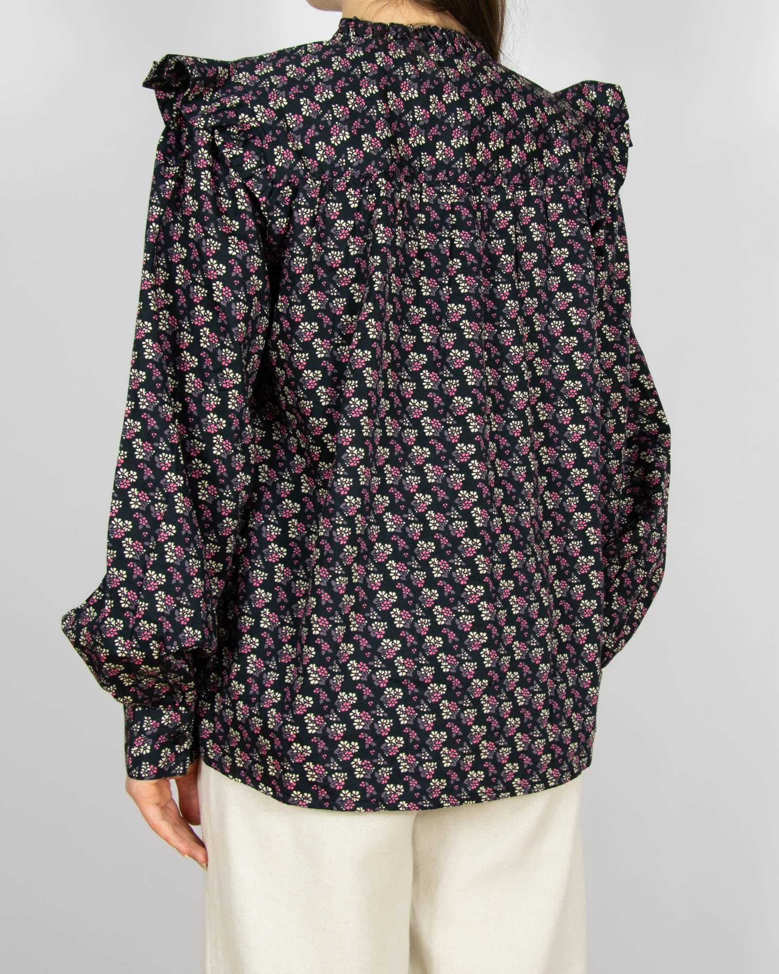 Nowa bawełniana koszula w kwiatki SOFIE SCHNOOR - M